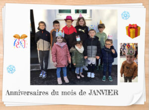 Anniversaires de janvier